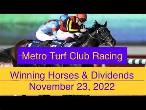metro turf result today